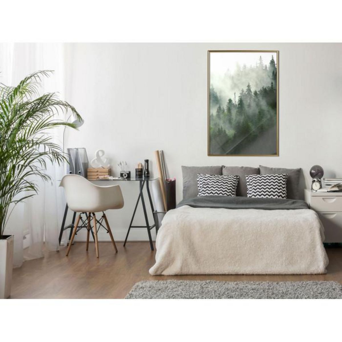 Paris Prix Affiche Murale Encadrée  Steaming Forest