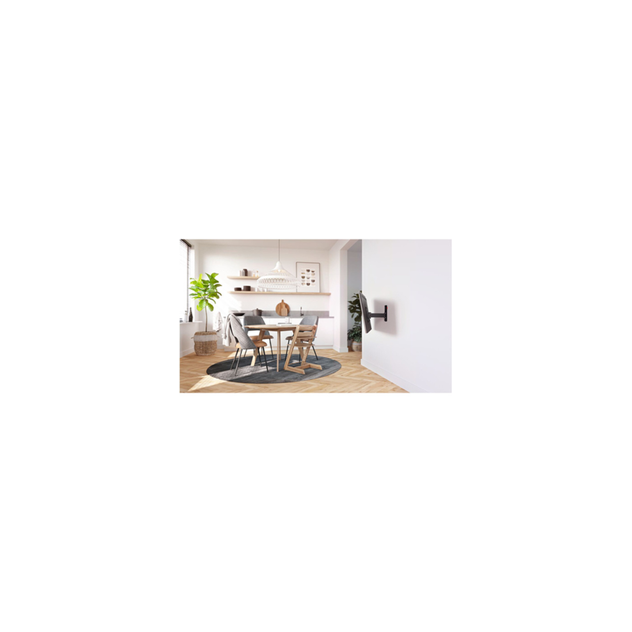 Voir la diapositive 6 : Vogel's Support mural pour écran plat Vogel s TVM 322FD9 ORIENTABLE POUR TELEVISION DE 19 A 43