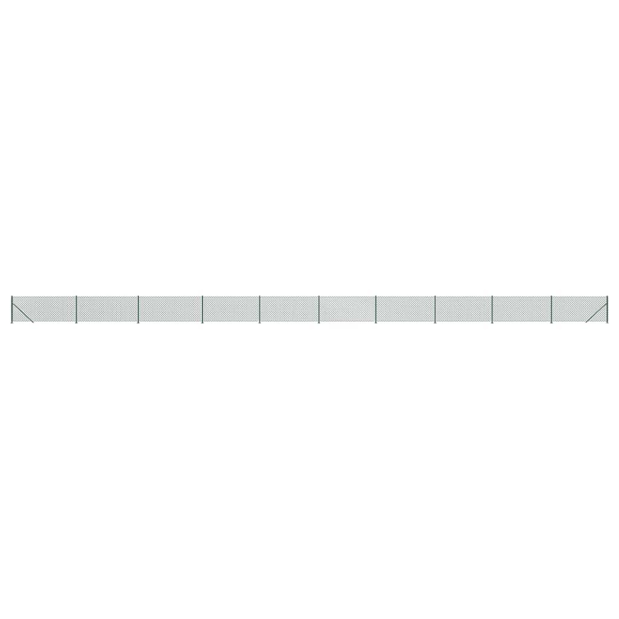 Voir la diapositive 2 : VIDAXL Cloture a mailles losangees avec bride vert 1x25 m