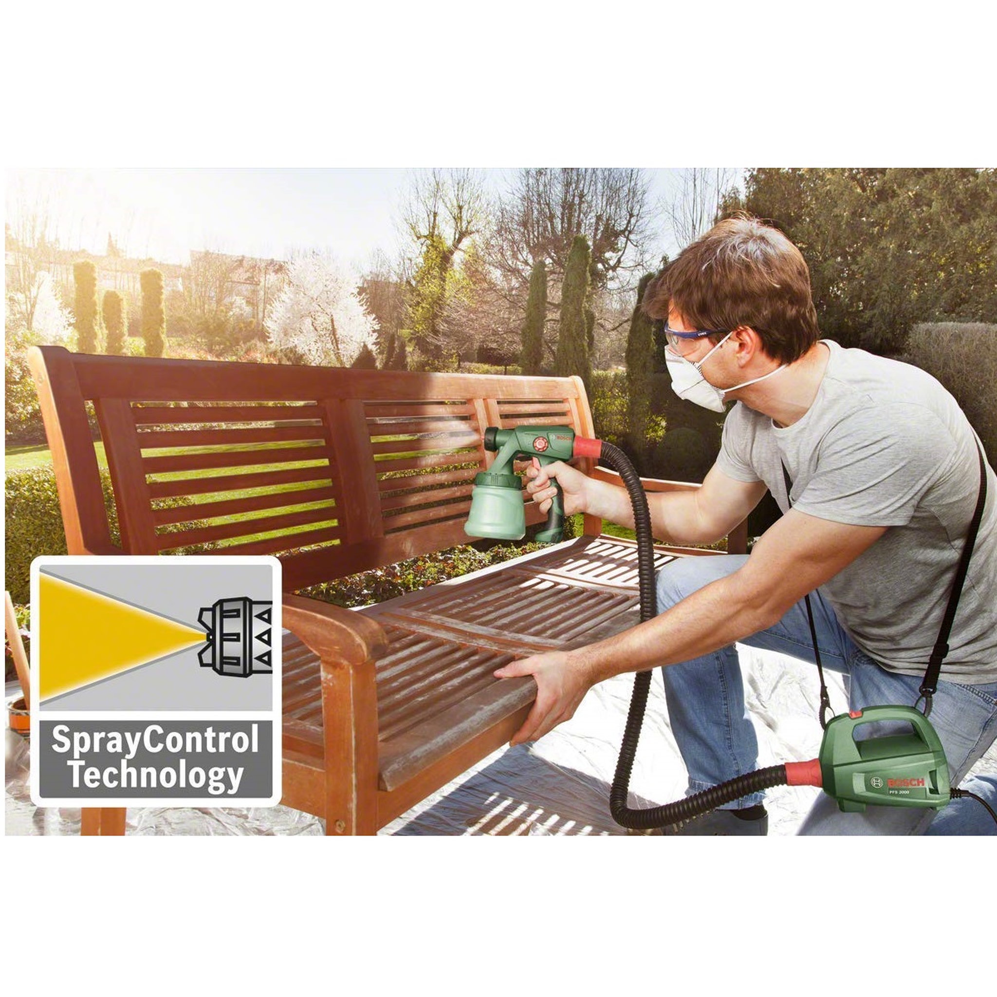 Voir la diapositive 8 : BOSCH Pistolet peinture basse pression - PFS 2000