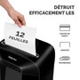 Voir la diapositive 3 : Fellowes Destructeur MICROSHRED LX85 NOIR