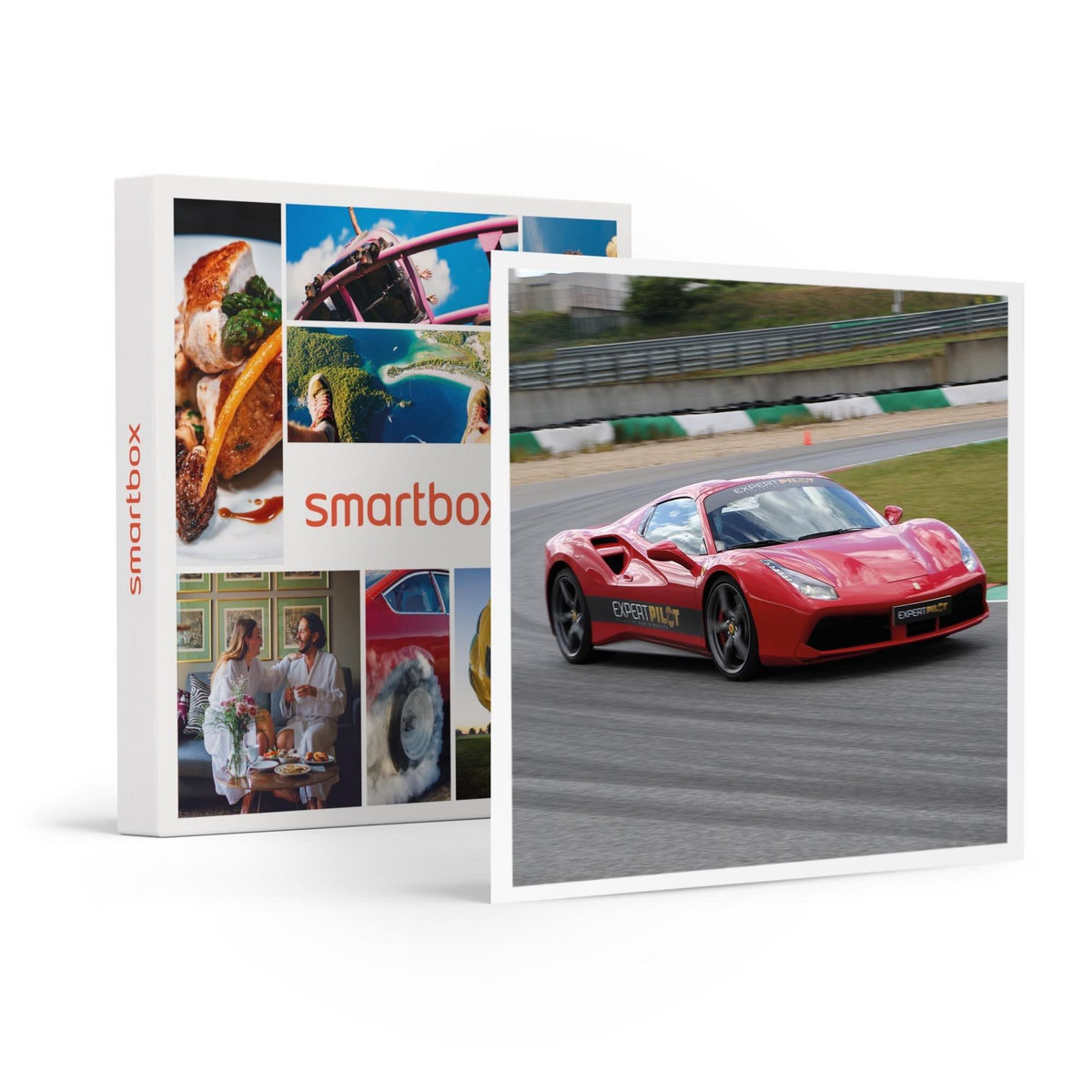 Smartbox Pilotage 2 tours du circuit Geoparc au volant d'une Lamborghini, d'une Ferrari ou d'une Porsche - Coffret Cadeau Sport & Aventure