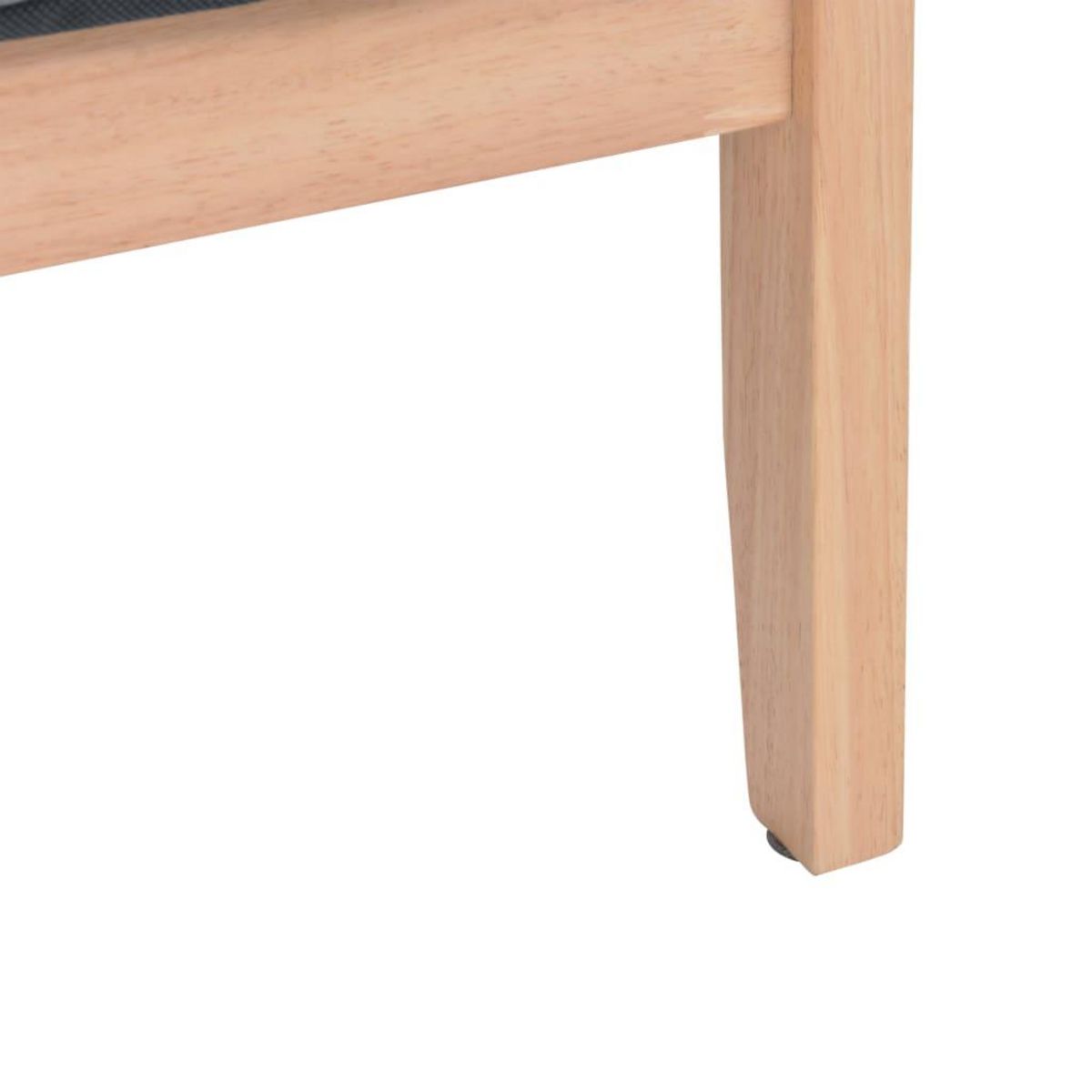 VIDAXL Canape a 2 places Tissu Gris clair