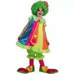 FUNNY FASHION Déguisement Silly Billy le Clown - Enfant - 6/8 ans (116 à 128 cm)