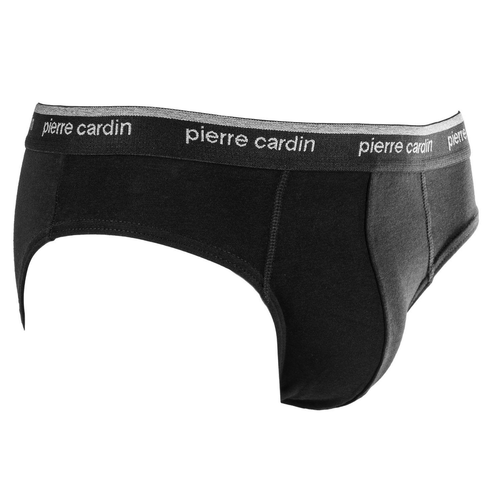 Voir la diapositive 4 : PIERRE CARDIN Lot de 3 slips homme en coton Claudio
