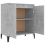 Voir la diapositive 4 : VIDAXL Buffet gris beton 60x35x70 cm bois d'ingenierie