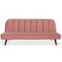Voir la diapositive 2 : Paris Prix Canapé Convertible en Velours  Seattle  180cm Rose