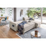 Voir la diapositive 3 : BEST MOBILIER Bella - canapé d'angle réversible convertible - avec coffre - 4 places - tissu