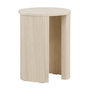 Voir la diapositive 1 : Paris Prix Table d'Appoint Nervurée  Bristol  52cm Naturel