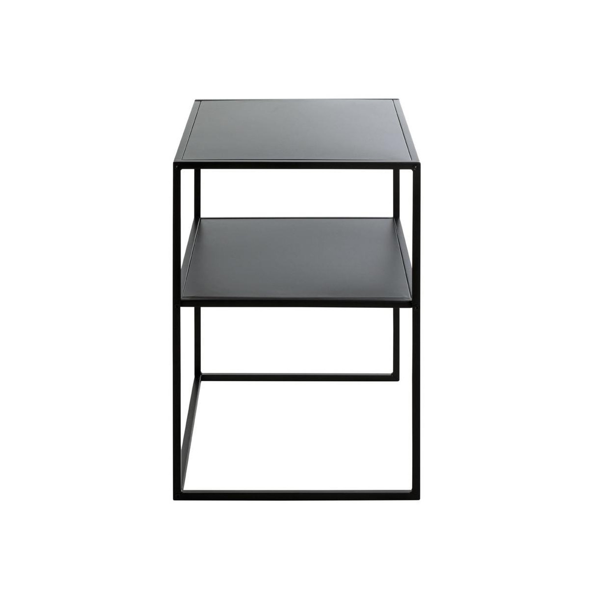 Voir la diapositive 3 : Paris Prix Table d'appoint en métal  cromano  60cm noir