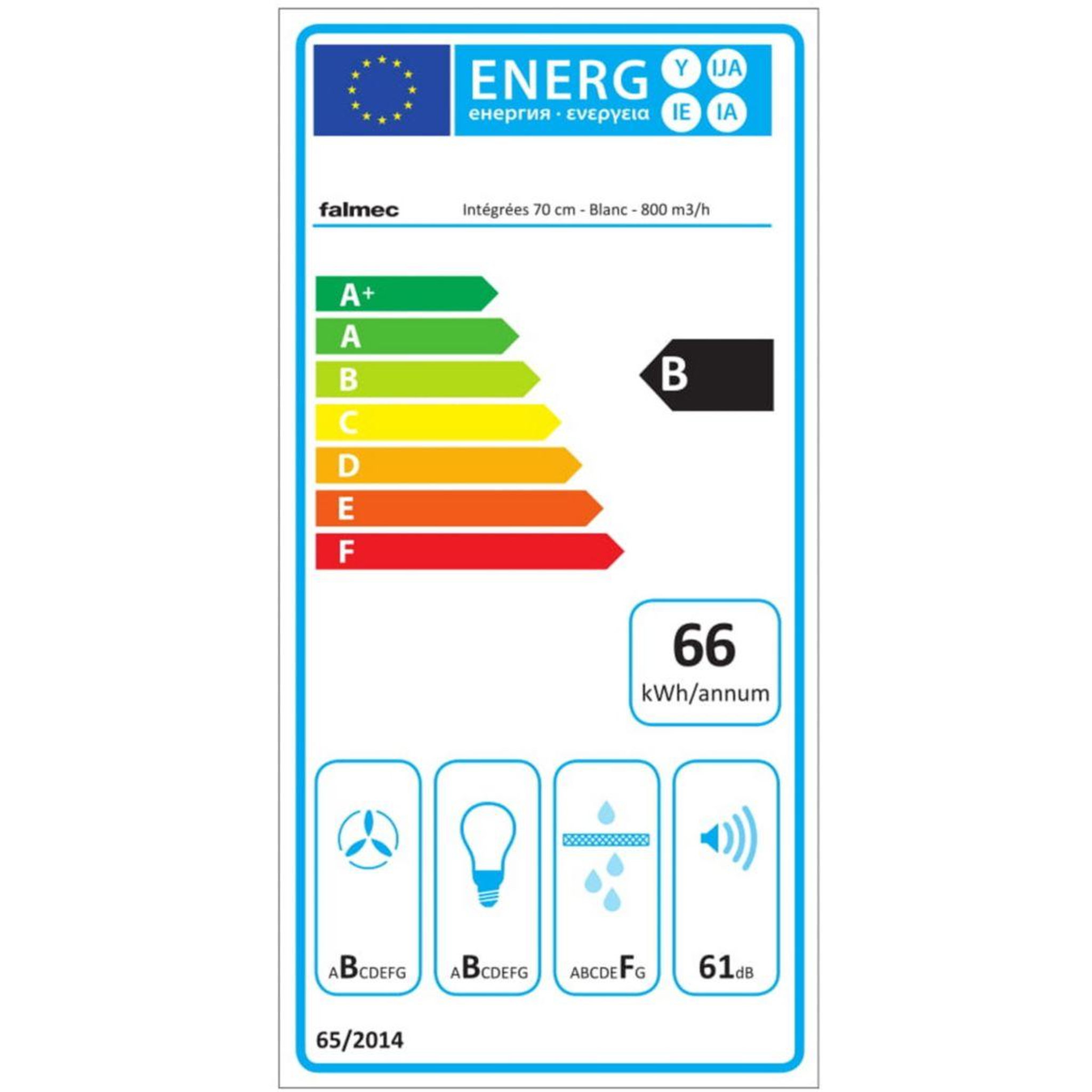 Voir la diapositive 6 : Falmec Hotte encastrable grupmu3310