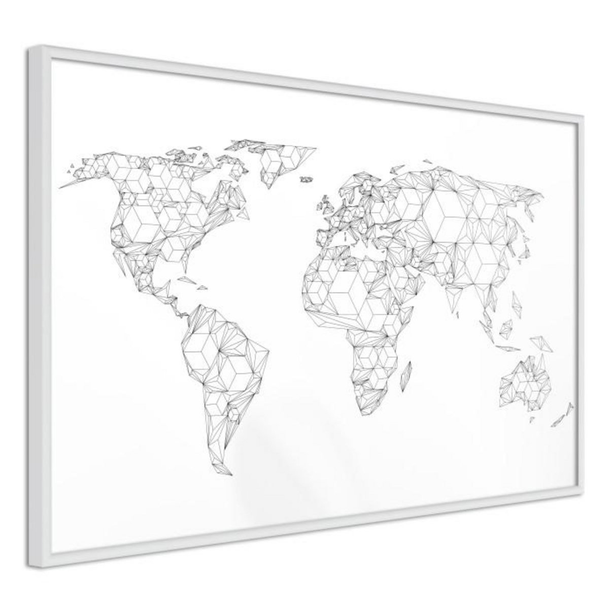 Paris Prix Affiche Murale Encadrée  World of Diamonds and Triangles