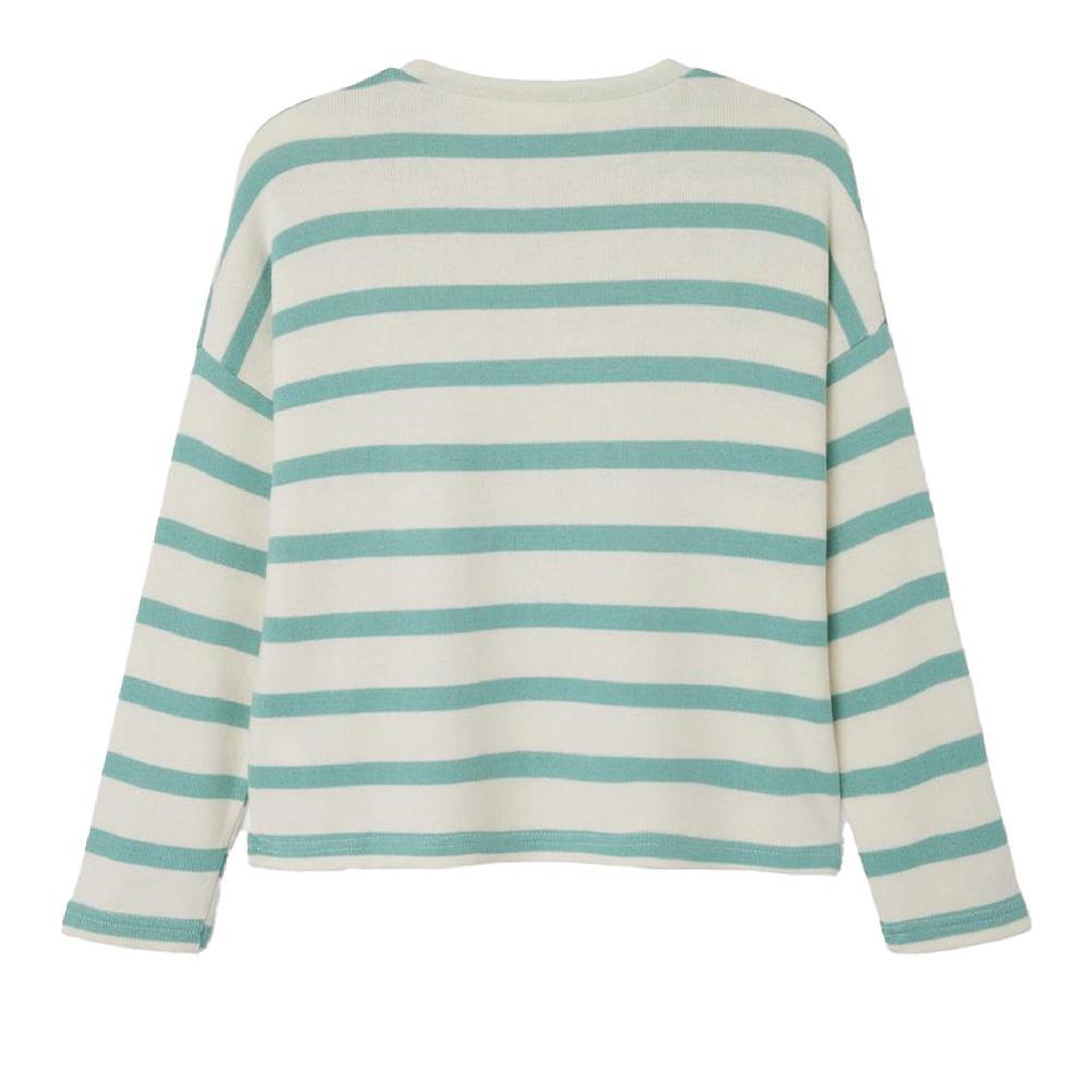 Voir la diapositive 2 : NAME IT Pull Beige/Vert à rayures Fille Name It Follina