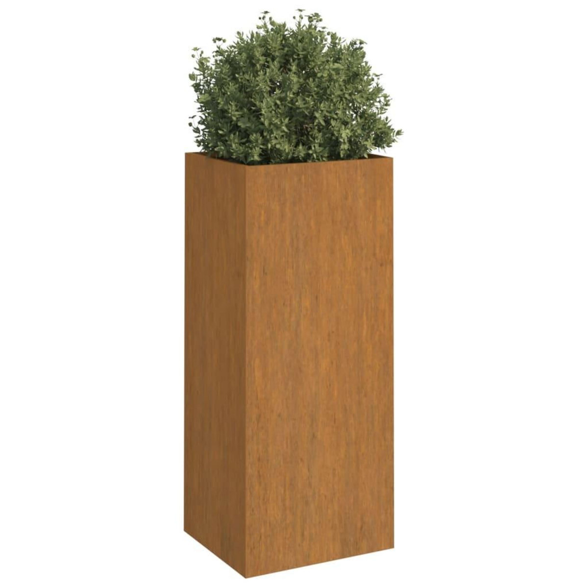 VIDAXL Jardiniere 32x29x75 cm acier corten