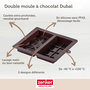 Voir la diapositive 5 : ZENKER Double moule à chocolat de Dubaï en silicone Zenker Special Creative