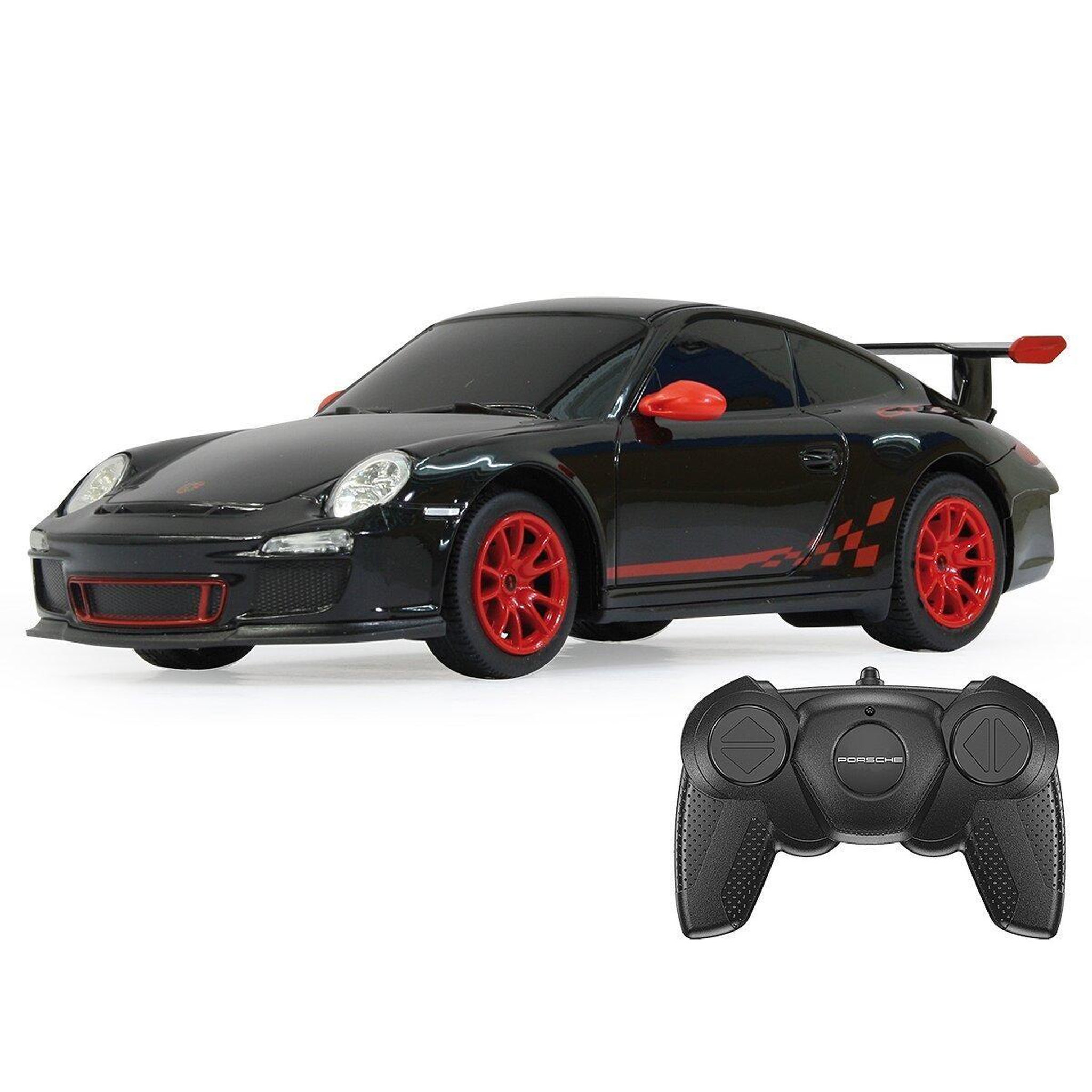 Voir la diapositive 4 : Jamara Voiture télécommandée porsche gt3 rs 1:24 noir 2,4ghz