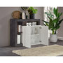Voir la diapositive 3 : BEST MOBILIER Lou - buffet bas - 2 portes - 108 cm