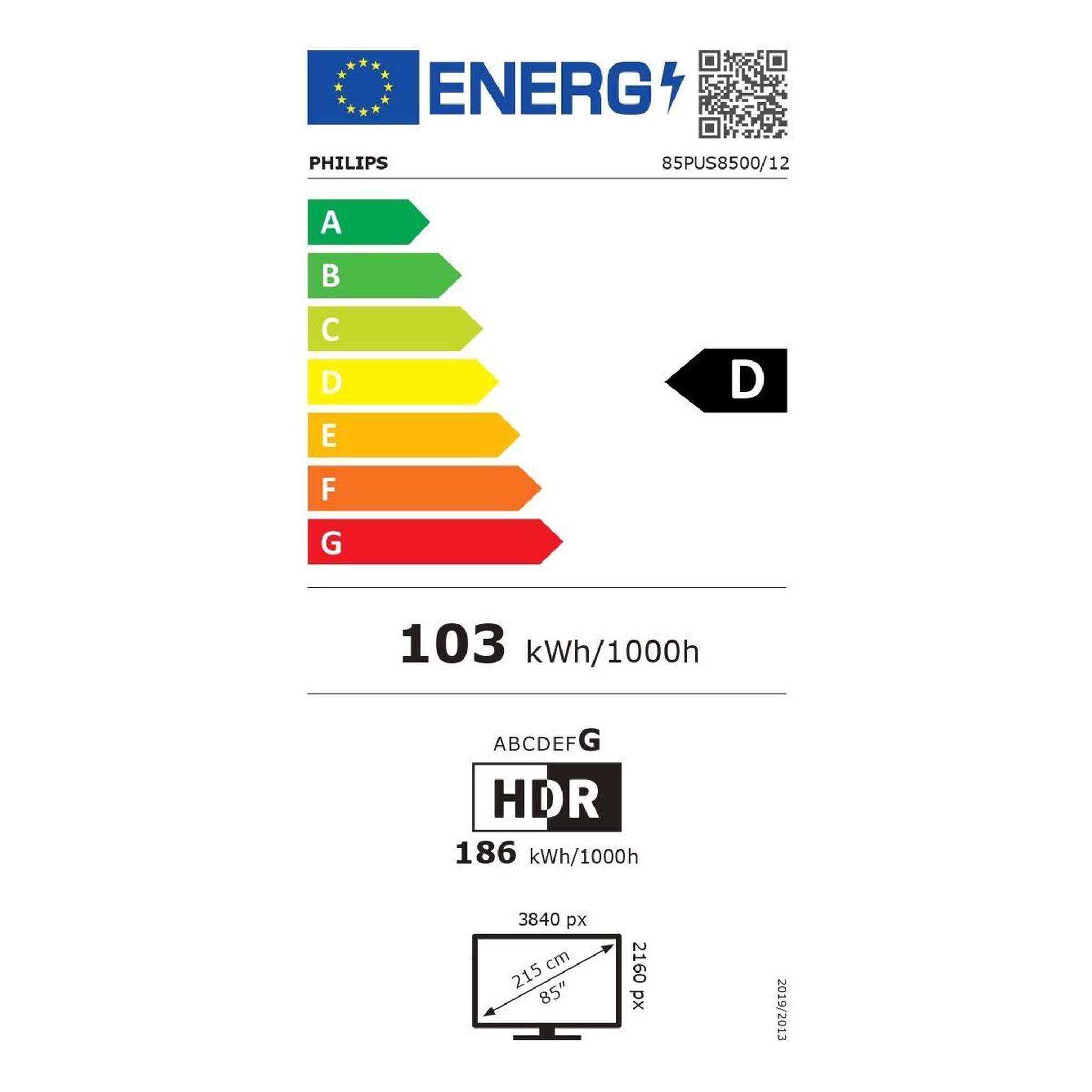 Voir la diapositive 6 : Philips TV QLED 85PUS8500 Ambilight 2025 (215cm)