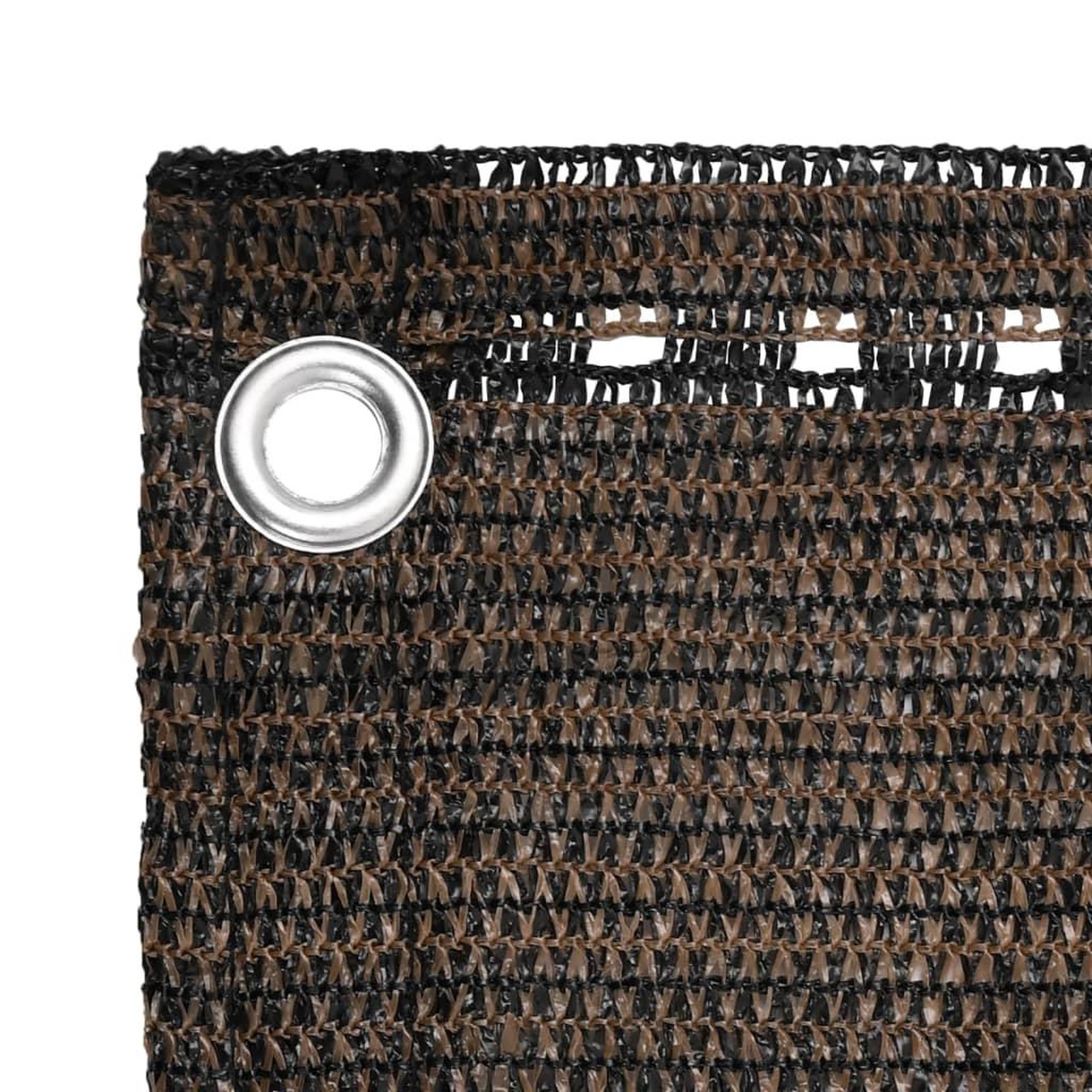 Voir la diapositive 3 : VIDAXL Ecran de balcon marron 75x500 cm pehd