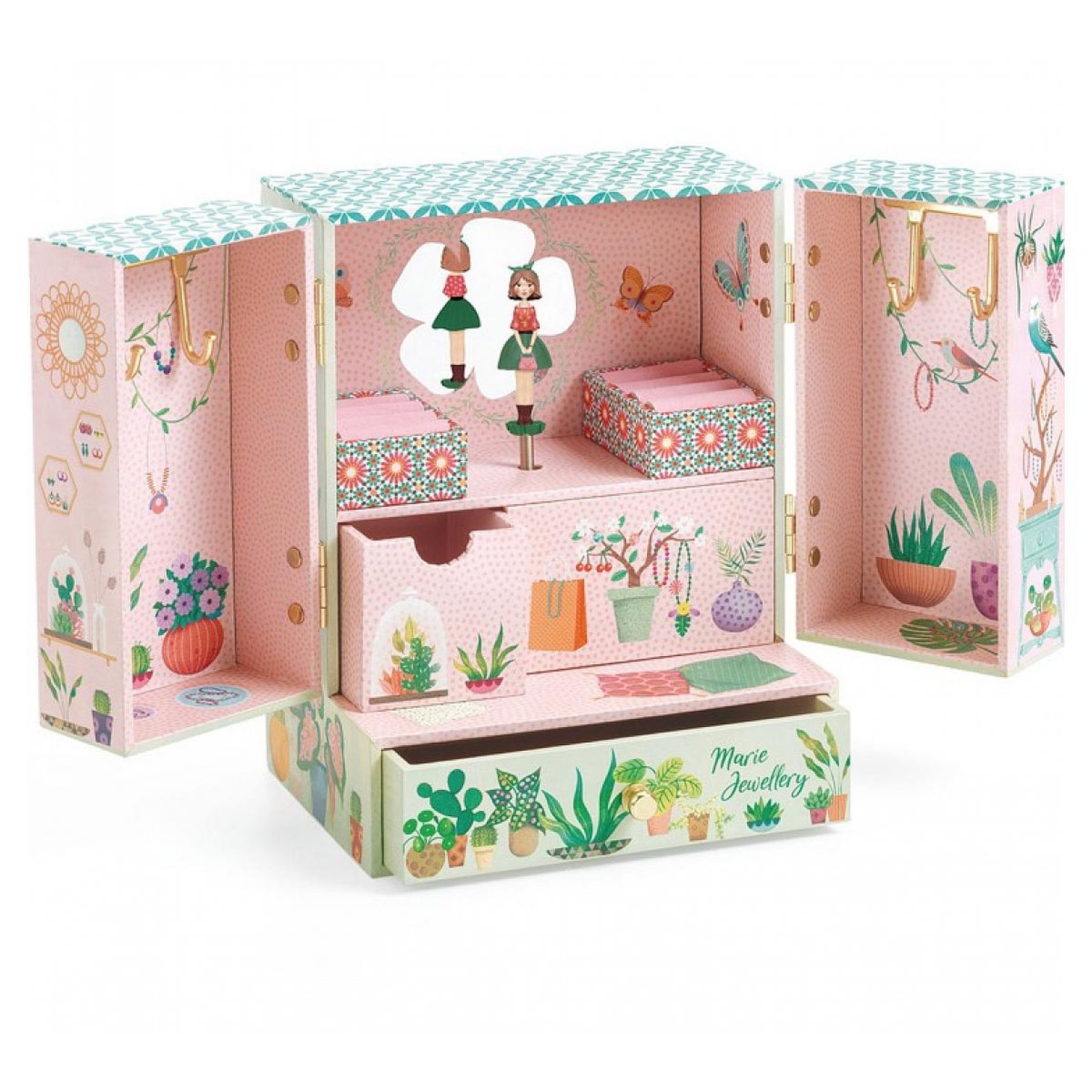 Voir la diapositive 2 : Djeco Coffret Boite a musique - Jardin Secret