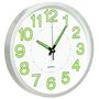 Voir la diapositive 2 : VIDAXL Horloge murale lumineuse Blanc 30 cm