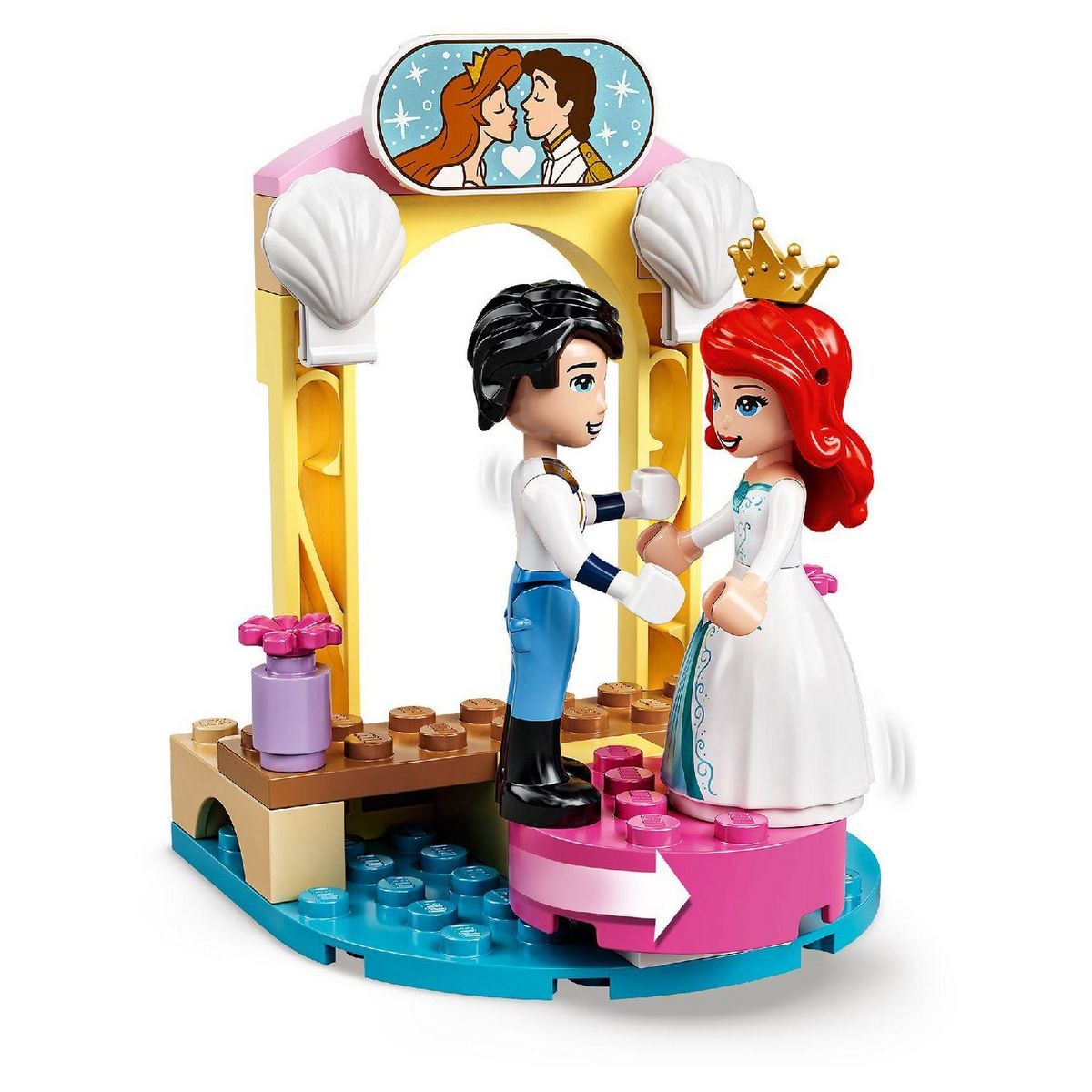 LEGO Disney Princess 43191 Le bateau de mariage d&rsquo;Ariel -  La Petite Sirène