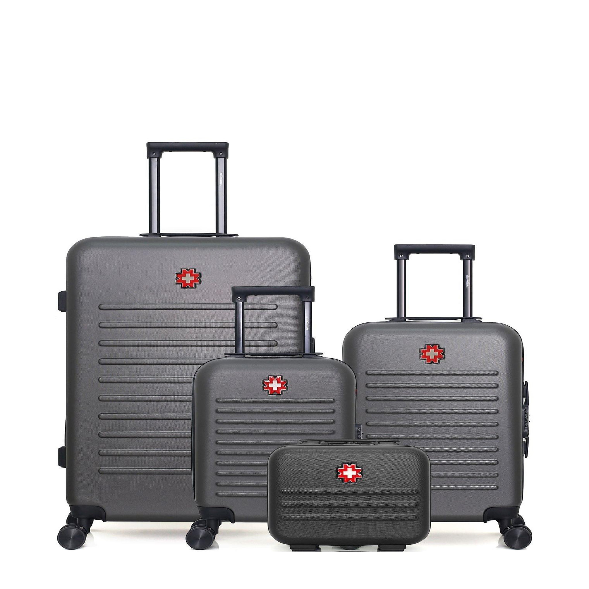 SWISS KOPPER Swiss kopper - lot de 4 - valises grand format, cabine, cabine xxs et vanity wil