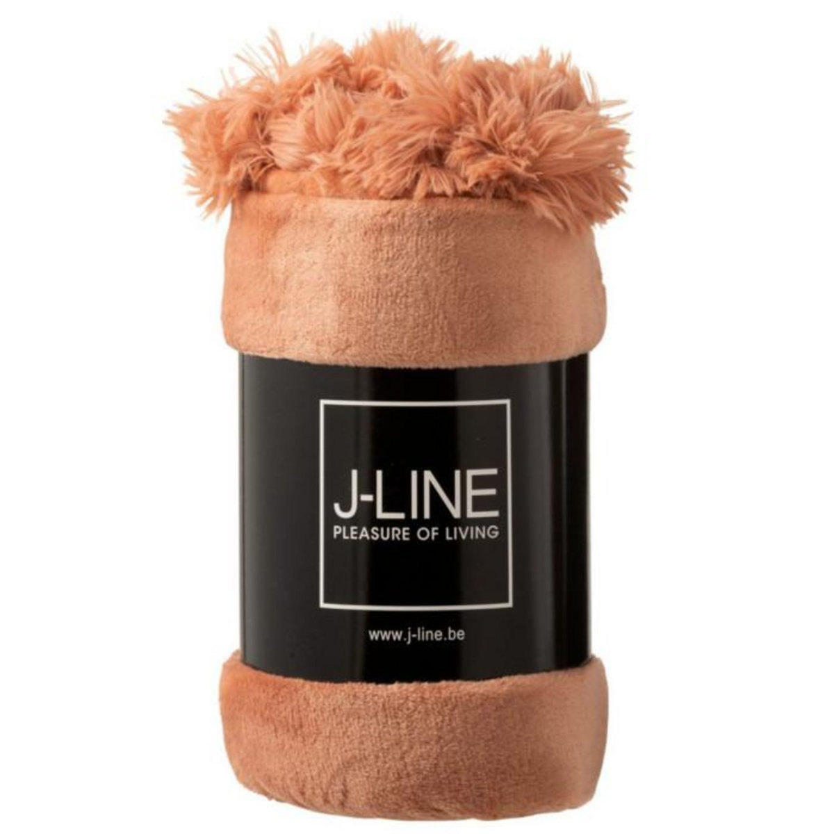 Paris Prix Plaid Déco à Pompons  Polyes  130x170cm Vieux Rose