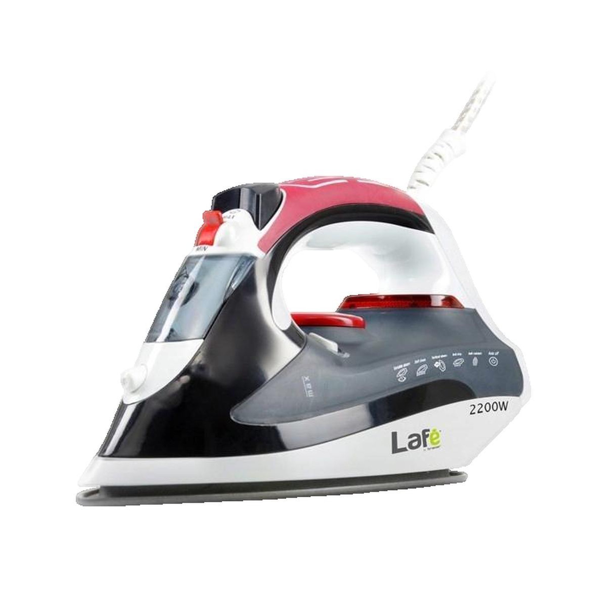Voir la diapositive 2 : Lafuma Fer à repasser vapeur Lafe 5907512852316 puissance 2200 W