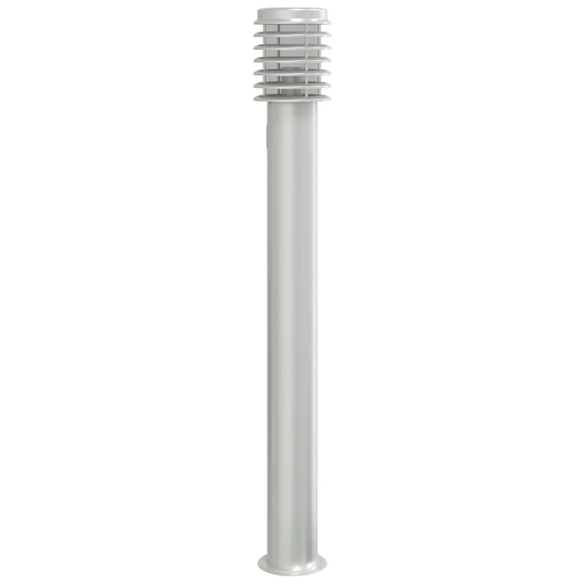 Voir la diapositive 4 : VIDAXL Lampadaires d'exterieur et sortie 3pcs argente acier inoxydable