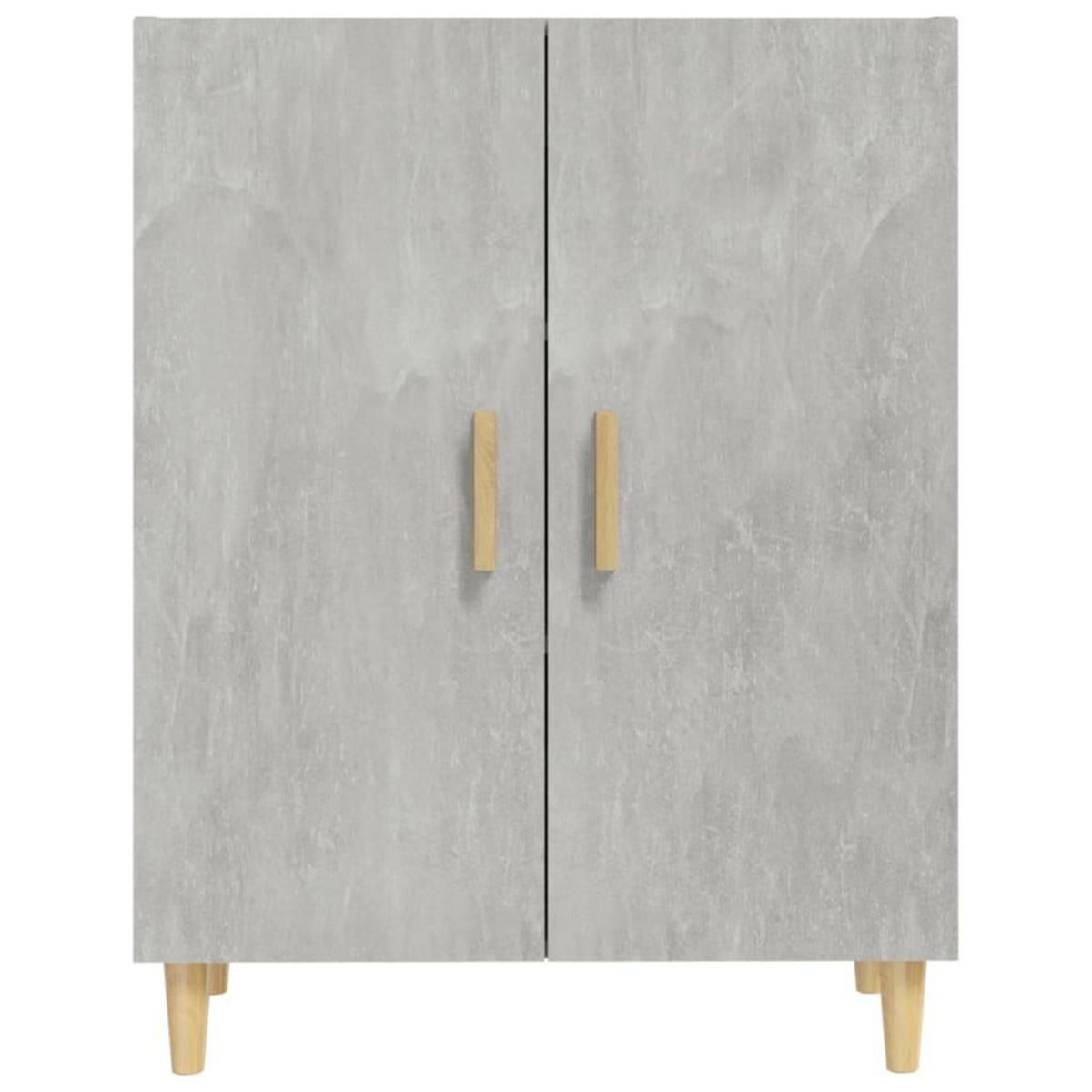 VIDAXL Buffet Gris beton 70x34x90 cm Bois d'ingenierie