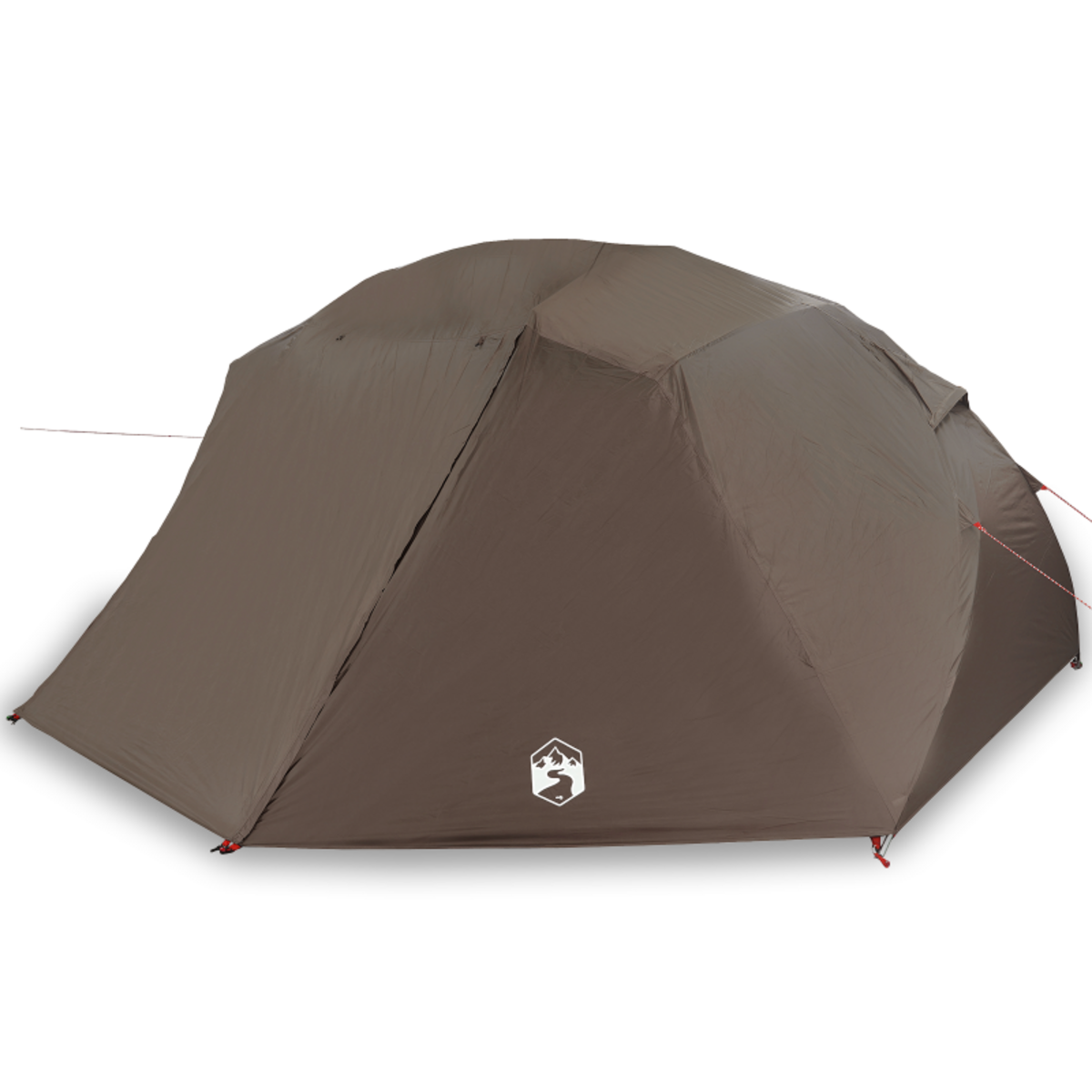 VIDAXL Tente de pêche Marron Polyester 7 personnes Pliable