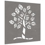 Voir la diapositive 3 : VIDAXL Decoration murale jardin 55x55 cm acier corten design d'arbre