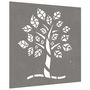 Voir la diapositive 3 : VIDAXL Decoration murale jardin 55x55 cm acier corten design d'arbre