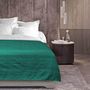 Voir la diapositive 3 : Paris Prix Plaid Uni en Coton  Lucile  180x220cm Emeraude