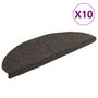 Voir la diapositive 2 : VIDAXL Tapis d'escalier autocollants 10 pcs anthracite 65x21x4 cm