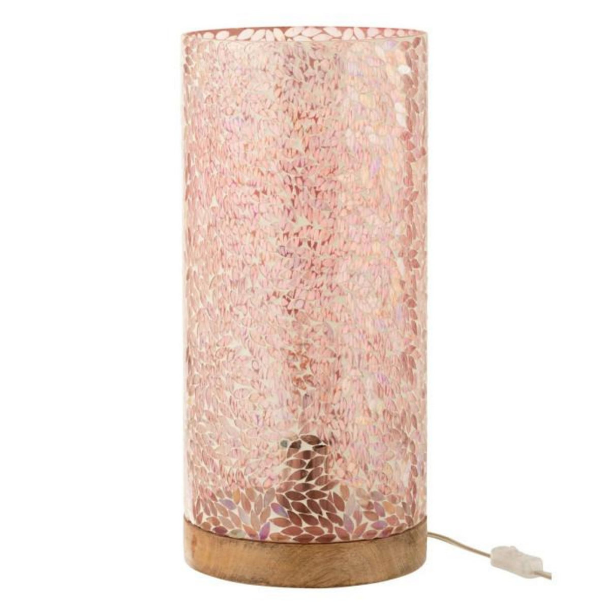 Paris Prix Lampe à Poser Mosaïque  Cyra  45cm Rose