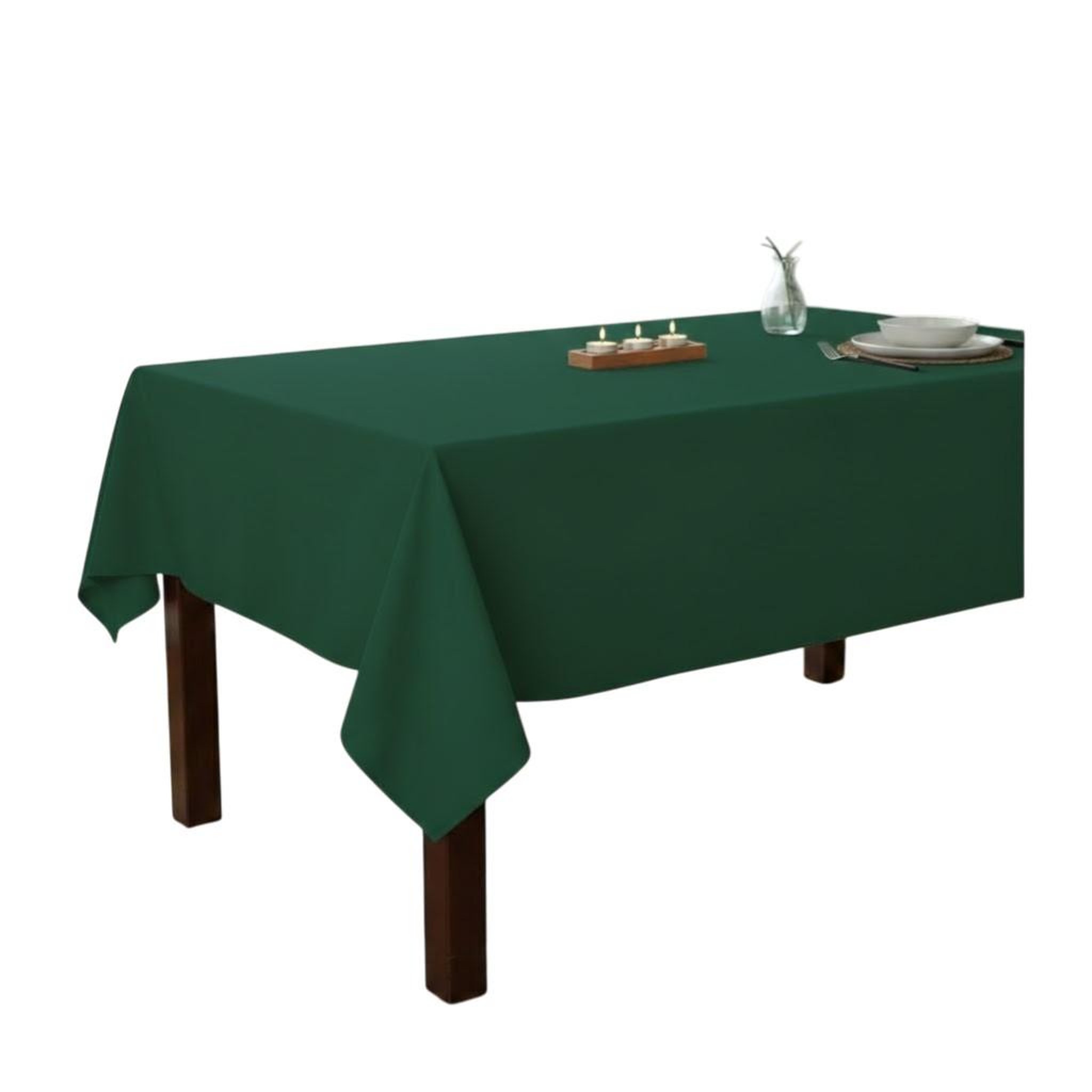 Voir la diapositive 1 : Eden Nappe en polyester finition ourlet nels
