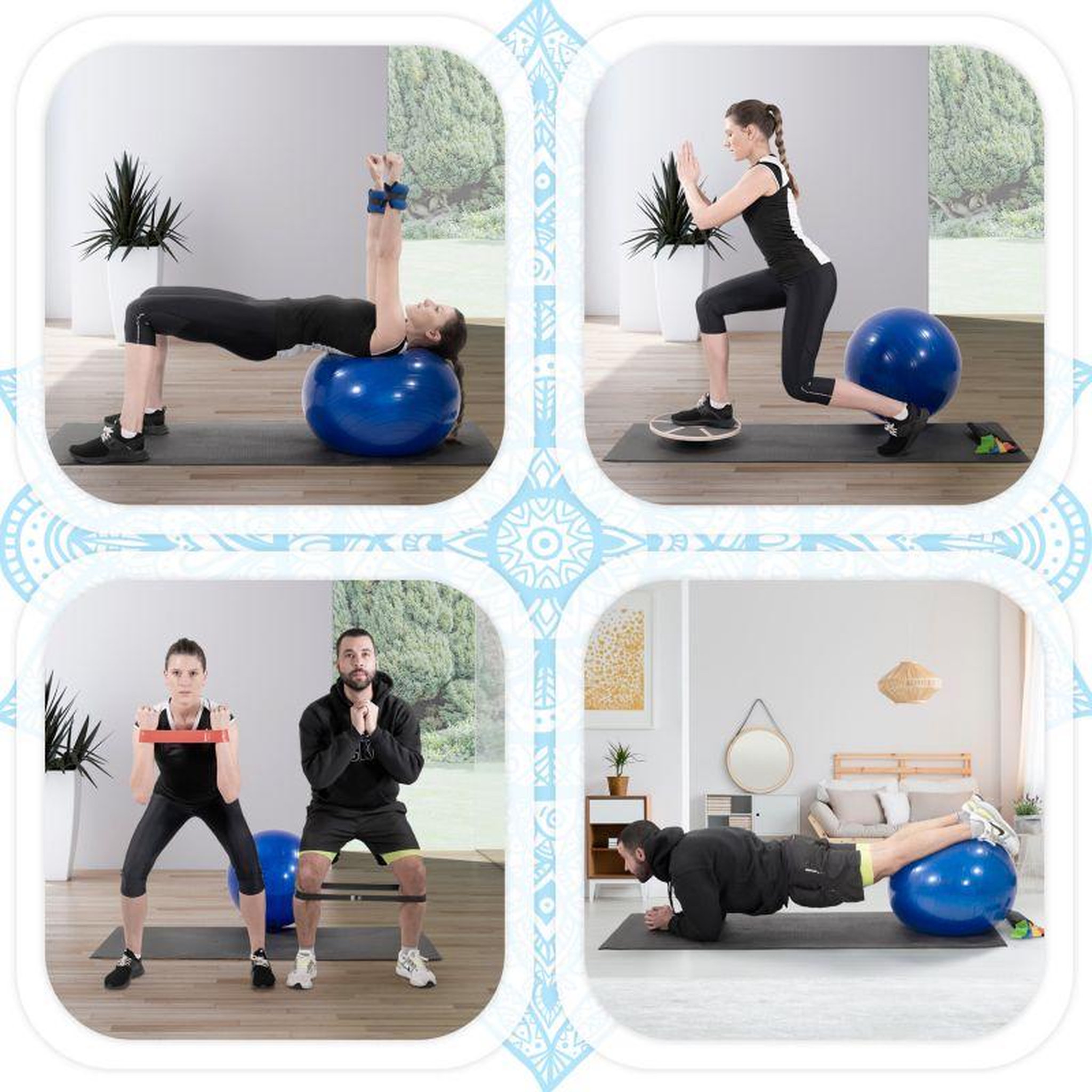 Voir la diapositive 2 : SPARRAW Kit de pilates, équilibre et renforcement PILYO