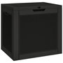 Voir la diapositive 2 : VIDAXL Boîte de stockage de jardin noir 55,5x43x53 cm polypropylene
