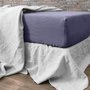 Voir la diapositive 3 : BATON ROUGE Drap housse 100% lin lavé 160g kiwi