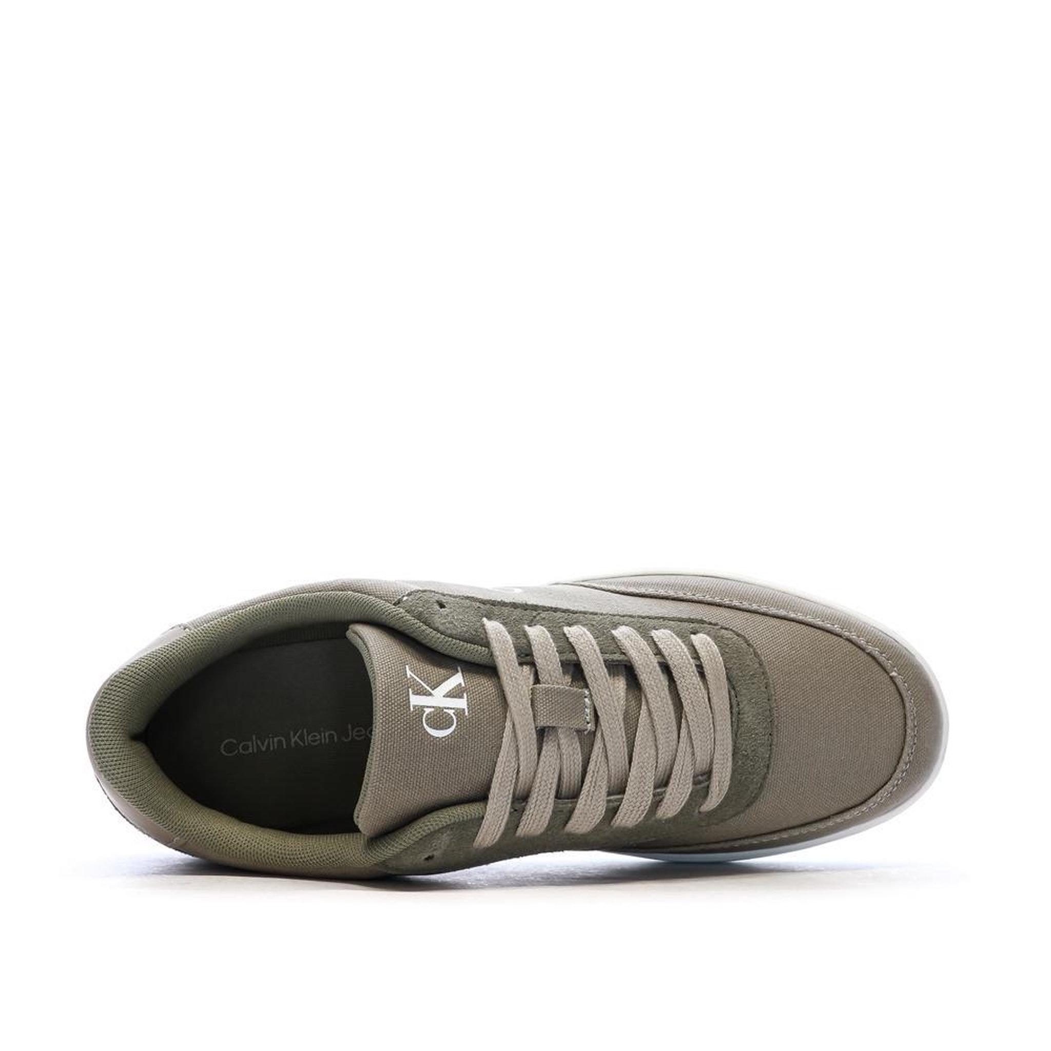 Voir la diapositive 4 : CALVIN KLEIN JEANS Baskets Kaki Homme Calvin Klein Jeans Classic Cupsole Mg
