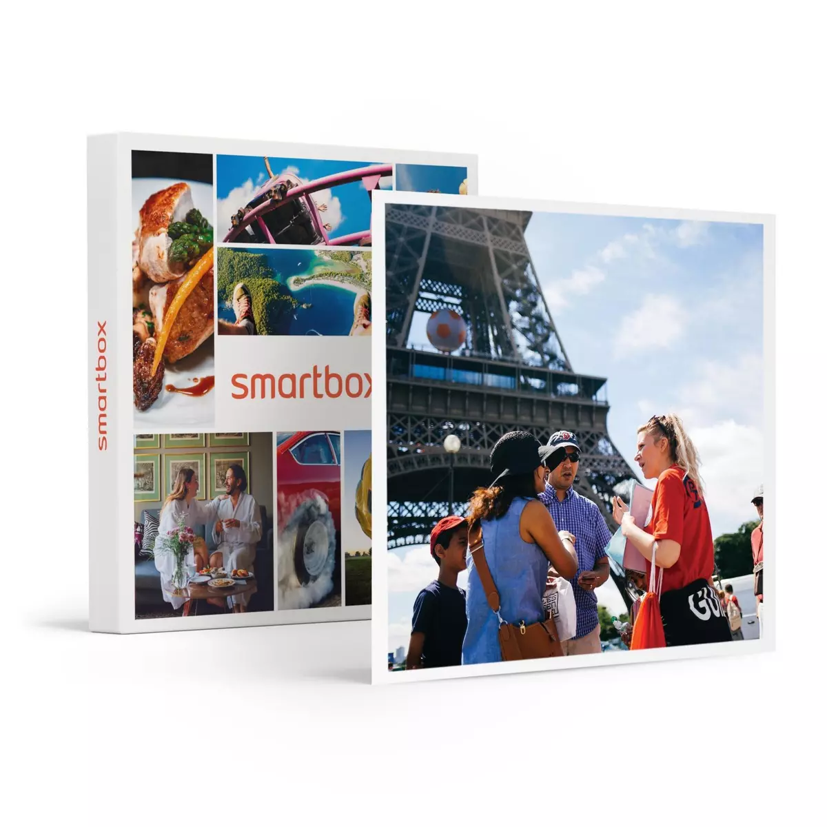Smartbox Un accès de 2h au sommet de la Tour Eiffel et une croisière sur la Seine - Coffret Cadeau Multi-thèmes