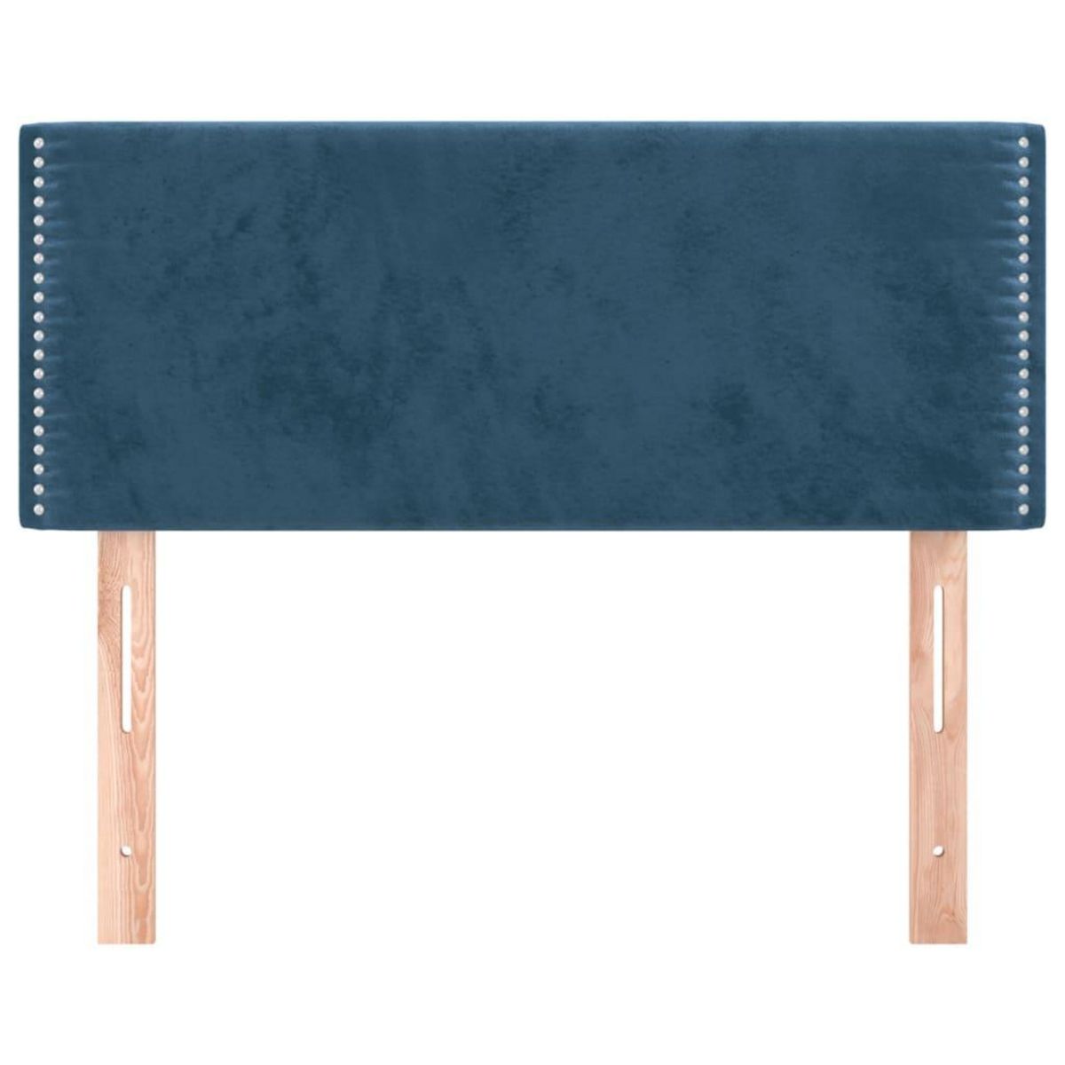 VIDAXL Tete de lit Bleu fonce 90x5x78/88 cm Velours