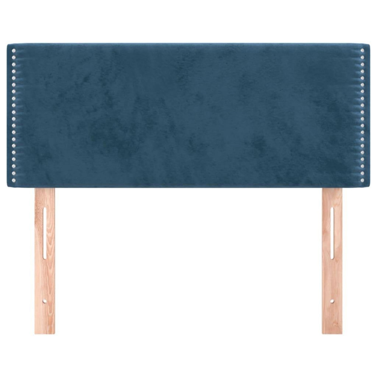 VIDAXL Tete de lit Bleu fonce 90x5x78/88 cm Velours