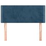 Voir la diapositive 3 : VIDAXL Tete de lit Bleu fonce 90x5x78/88 cm Velours