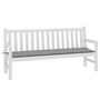 Voir la diapositive 3 : VIDAXL Coussin de banc de jardin gris 180x50x3 cm tissu oxford