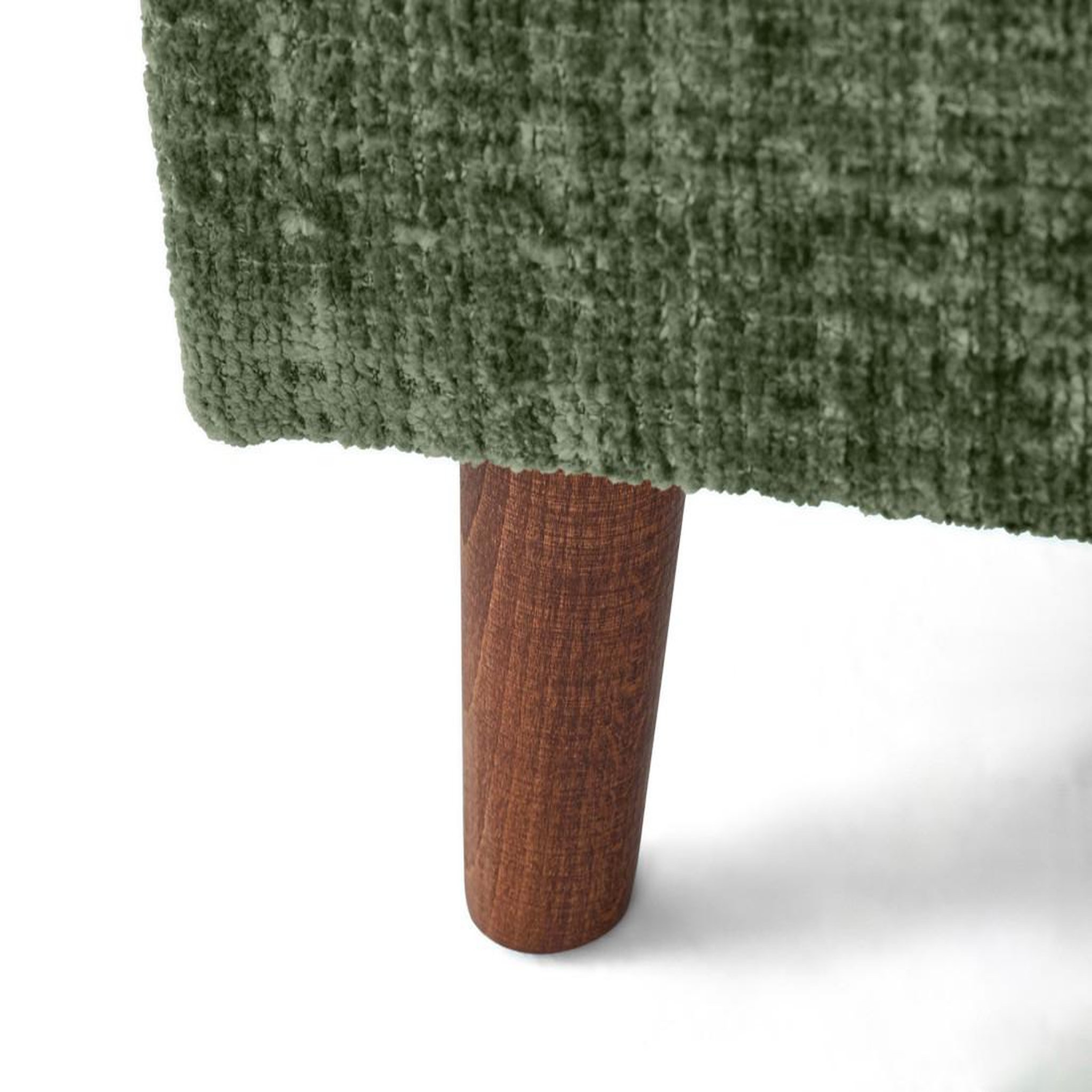 Voir la diapositive 3 : LISA DESIGN Rune - canapé d'angle droit 4 places en velours texturé