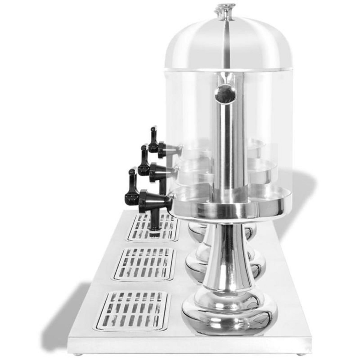 VIDAXL Distributeur de jus en acier inoxydable 3 x 8 L