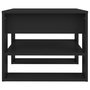 Voir la diapositive 4 : VIDAXL Table basse noir 55,5x55x45 cm bois d ingénierie